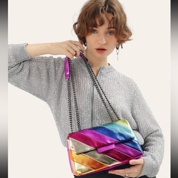 CEZIRA Fashion Funky Metallic Rainbow - Picture 1 of 7